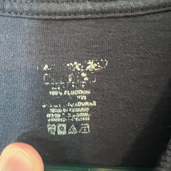 Houston Texans Womens Large Football Navy Short Sleeve Embroidered NFL Crew Red - Picture 4 of 7